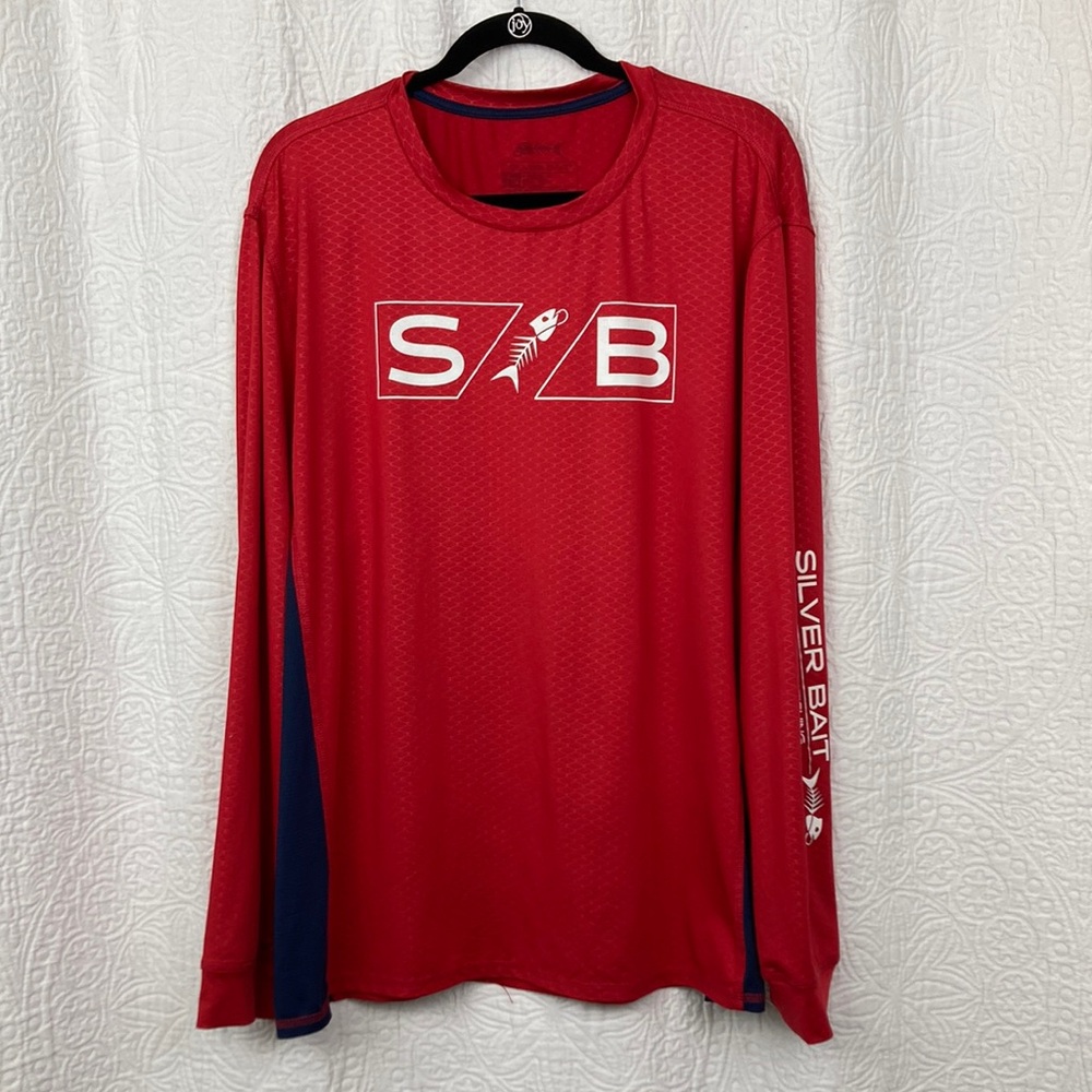 Silver Bait Men’s Performance Fishing Shirt sz XXL
